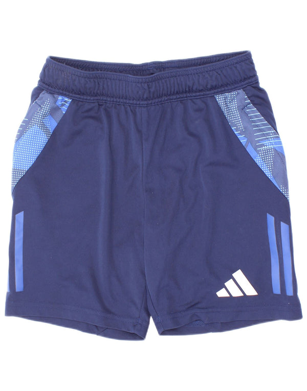 Adidas Aeroready Sportshorts für Jungen, 9–10 Jahre, Marineblau, Farbblock
