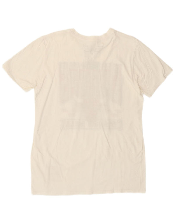 MITCHELL & NESS Herren Chicago Bulls Grafik-T-Shirt-Oberteil Medium Off White