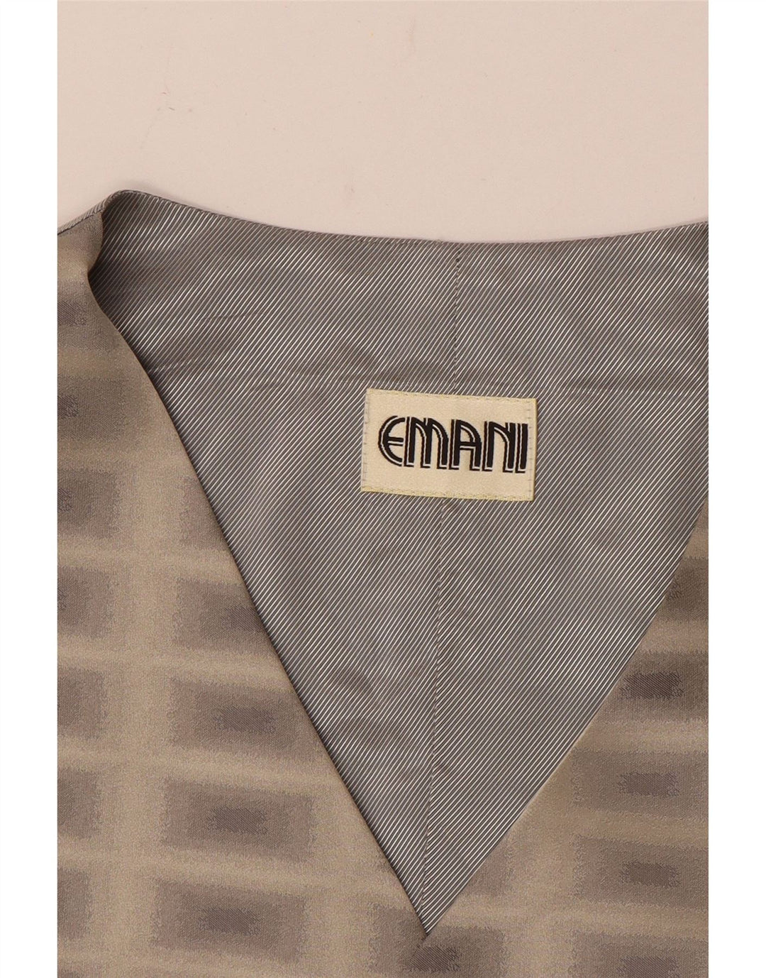 Emani Herrenweste, klein, grau, geometrisch