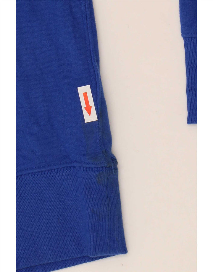 Gap Grafik-Sweatshirt für Damen, UK 14, mittelblaue Baumwolle