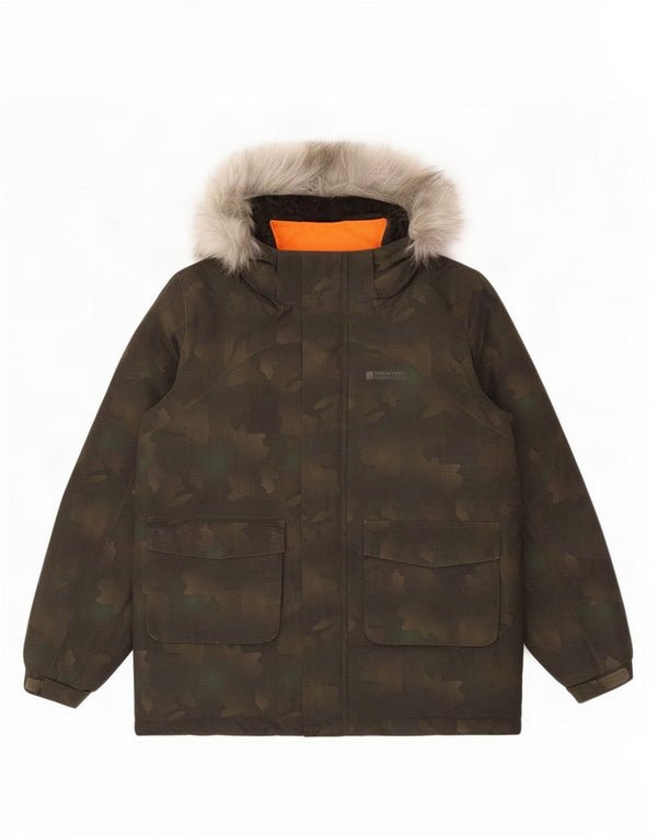 Mountain Warehouse Windjacke für Jungen, 12–13 Jahre, Khaki-Tarnung