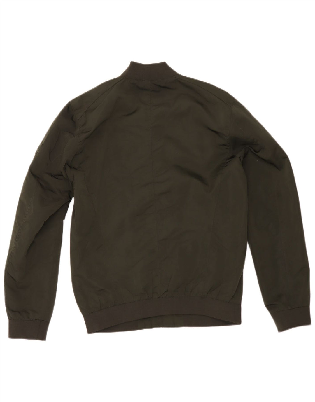 Zara Herren Bomberjacke UK 38 Medium Khaki Polyester