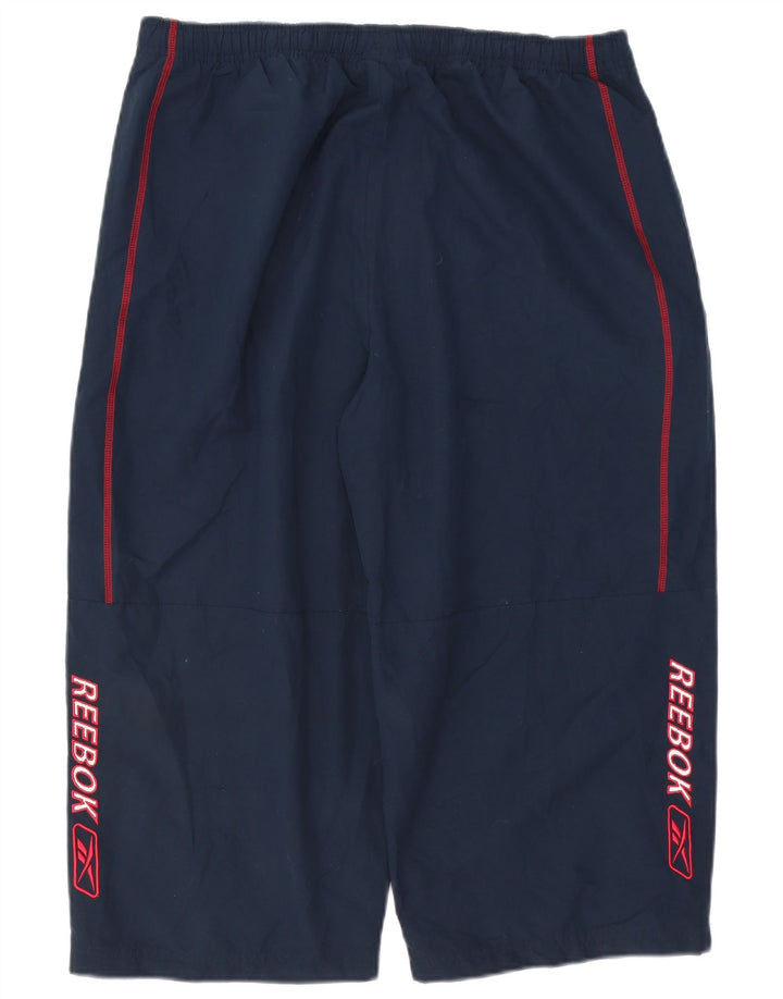 Reebok Herren Graphic Capri Trainingshose XL Marineblau Polyester