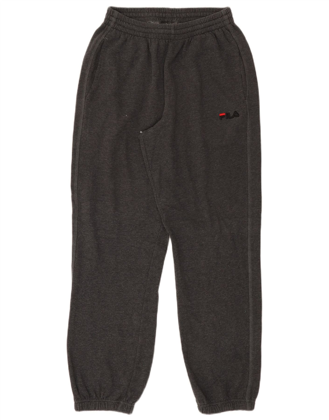 Fila Herren-Trainingshose, Jogginghose, klein, graue Baumwolle