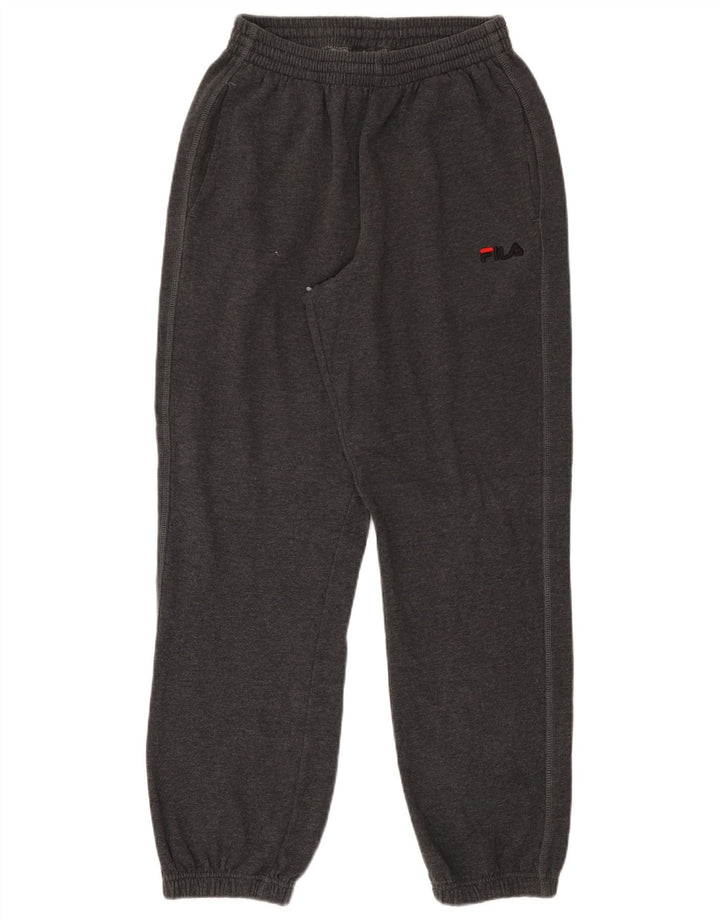 Fila Herren-Trainingshose, Jogginghose, klein, graue Baumwolle