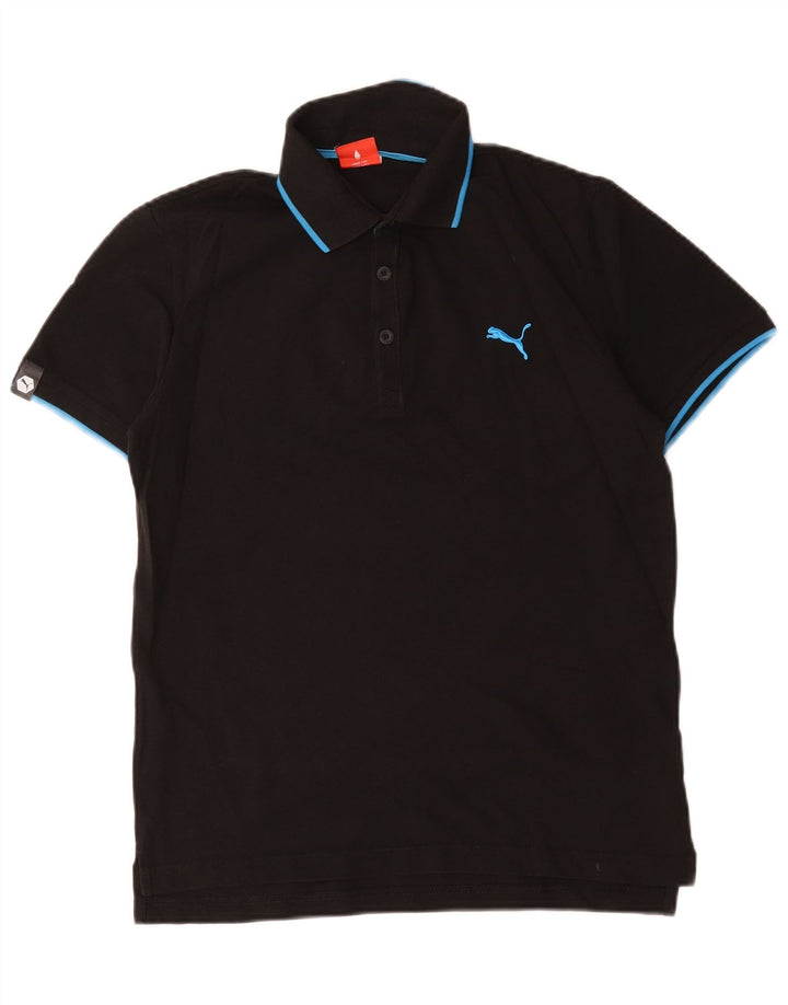 Puma Herren Poloshirt Small Schwarz Baumwolle