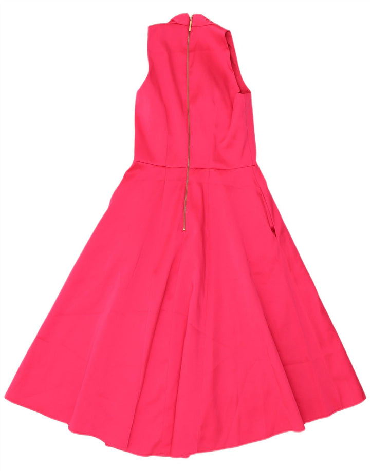 CLOSET Ärmelloses A-Linien-Kleid für Damen, Gr. 8, Rosa, Polyester