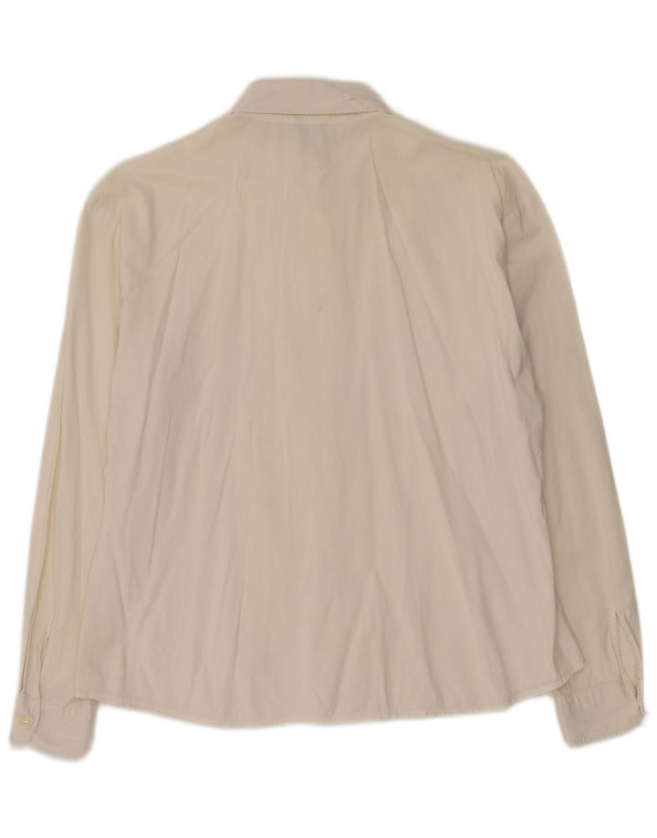 BENETTON Damen Hemd UK 18 XL Weiß