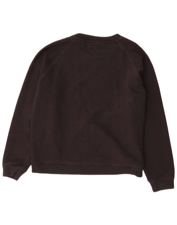 JACK WILLS Damen-Sweatshirt mit lockerer Passform, UK-Gr. 14, Größe L, Schwarz, Baumwolle