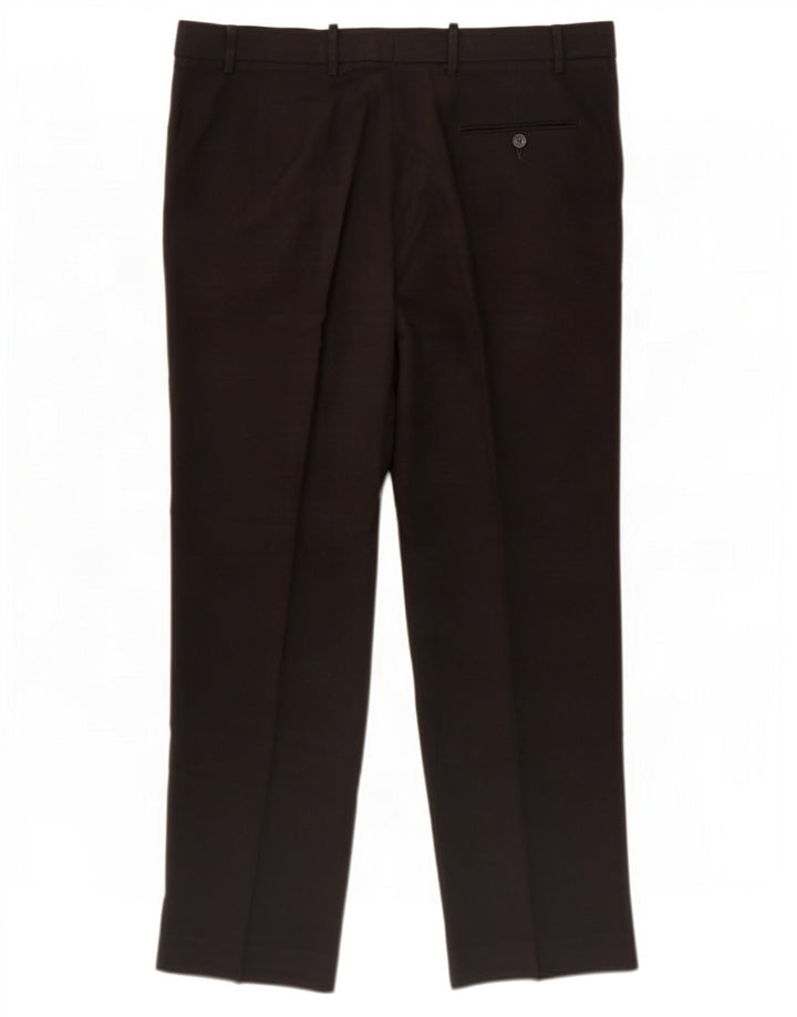 Marks & Spencer Herren-Anzughose, normal, W38, L31, Schwarz, Polyester