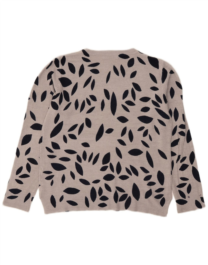 Marks & Spencer Damen-Pullover mit U-Boot-Ausschnitt, Gr. 14, Grau