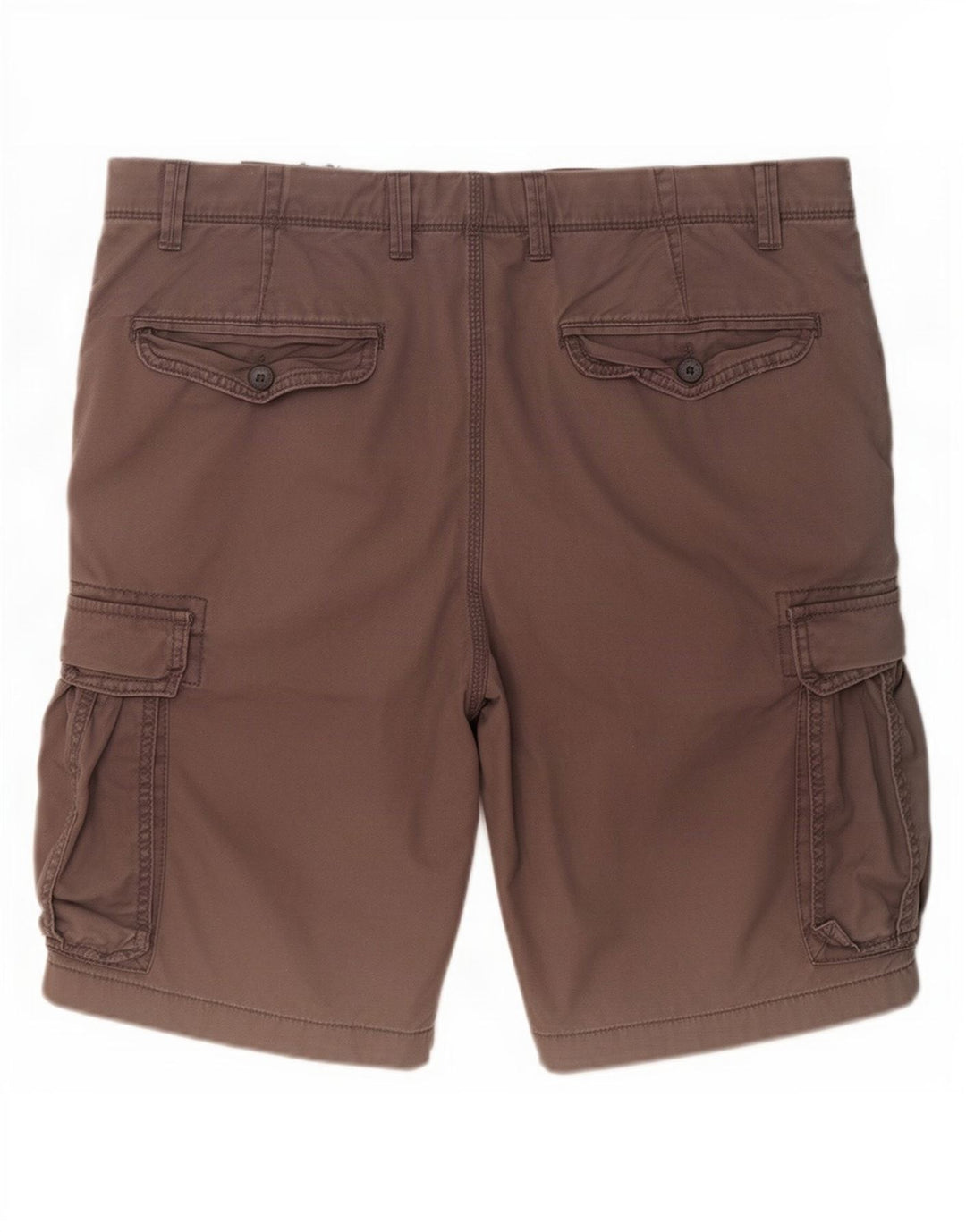 Marks & Spencer Herren Cargoshorts W36 Large Grau Baumwolle