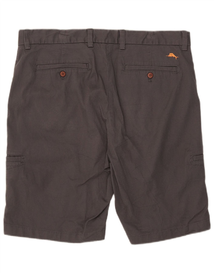 Tommy Bahama Herren Cargoshorts W36 Große graue Baumwolle