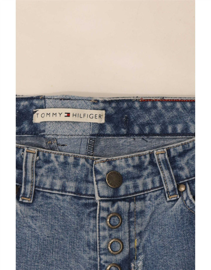 Tommy Hilfiger Damen Bootcut-Jeans W30 L31 Blau