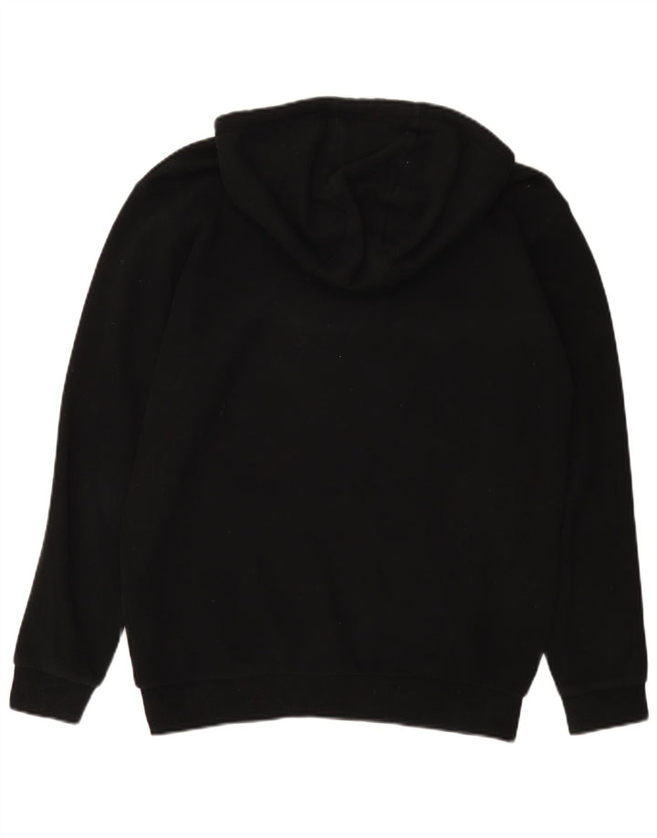 Ellesse Herren-Kapuzenpullover mit Grafik, Größe S, schwarze Baumwolle