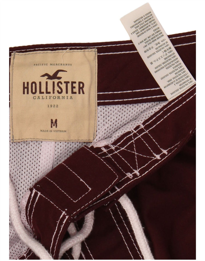 HOLLISTER Herren Badeshorts Medium Burgund Polyester