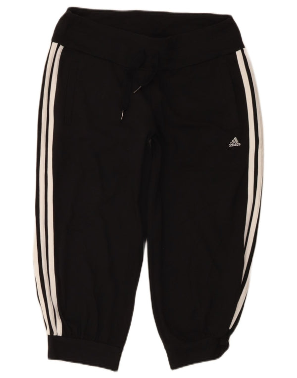 ADIDAS Damen Climalite Trainingshose Jogger UK 8/10 Small Schwarz