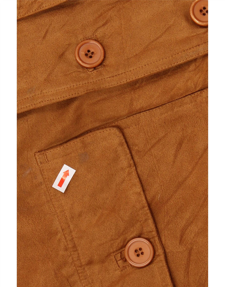 BRUGI Herren Bomberjacke UK 42 XL Braunes Polyester