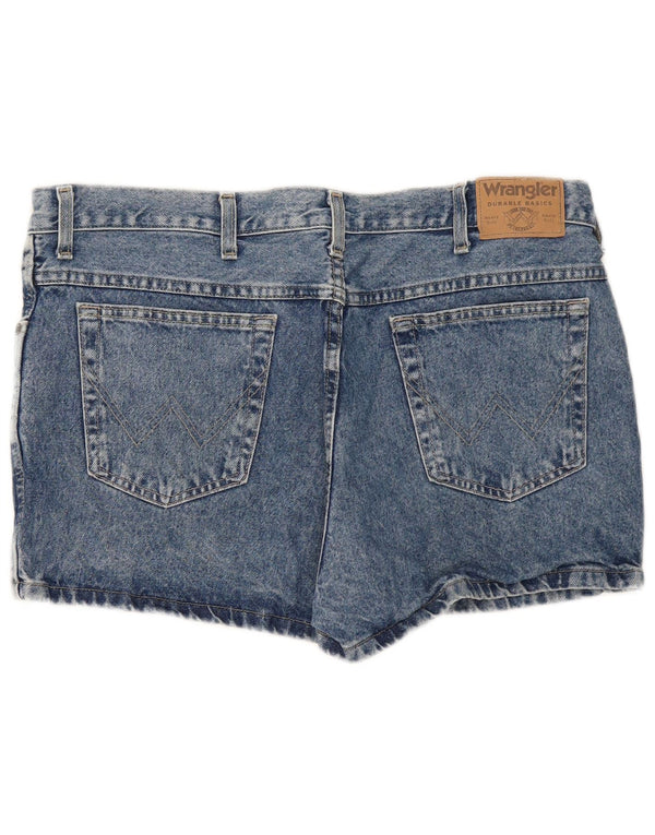 Wrangler Damen Jeansshorts W38 XL Blaue Baumwolle