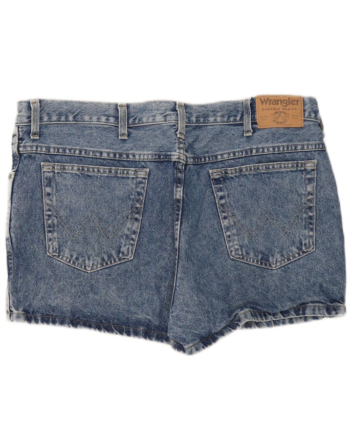Wrangler Damen Jeansshorts W38 XL Blaue Baumwolle