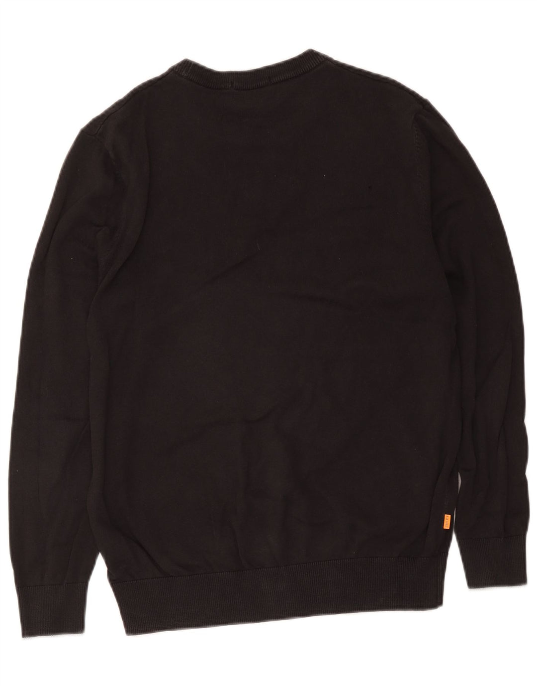Timberland Herren-Pullover mit Rundhalsausschnitt, mittelschwarze Baumwolle