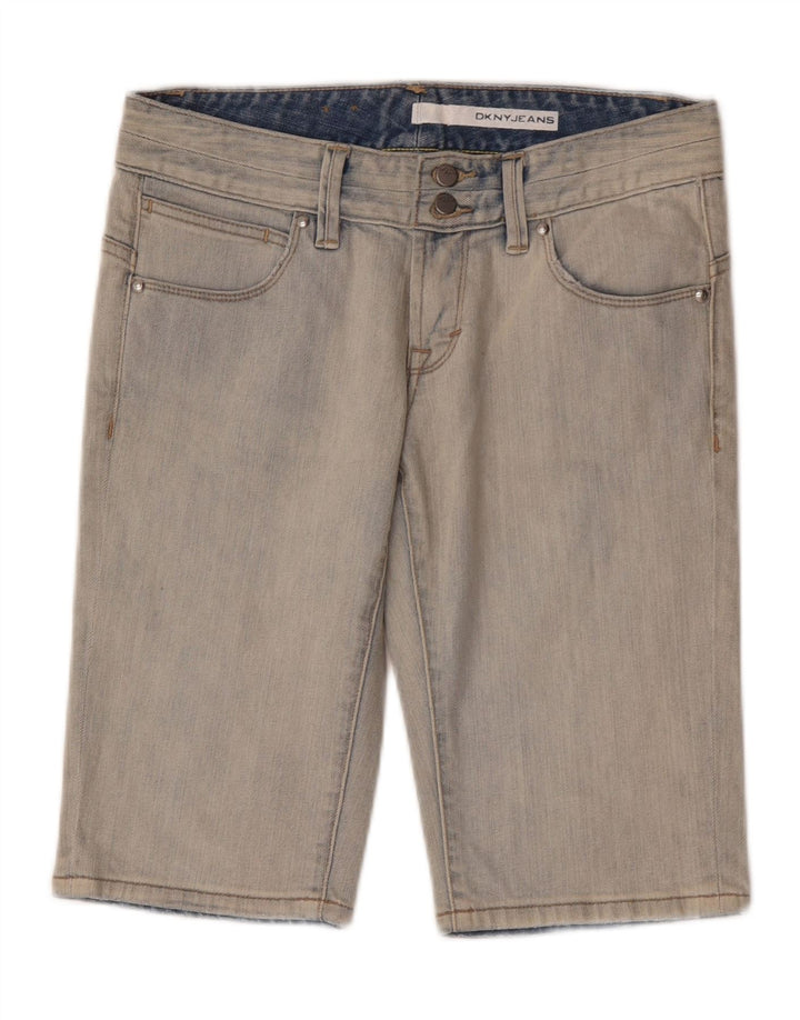 Dkny Damen Jeansshorts US 6 Medium W32 Blaue Baumwolle