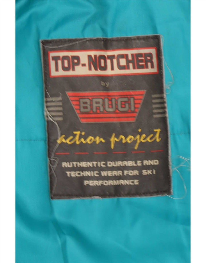 Brugi Herren-Skijacke mit Kapuze, UK 40, Größe L, Blau, Farbblock