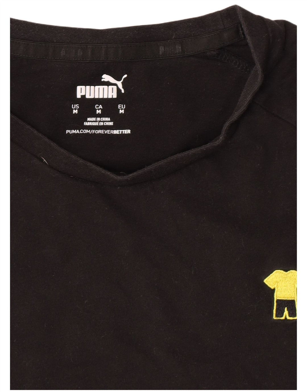 Puma Herren T-Shirt Top Medium Schwarz