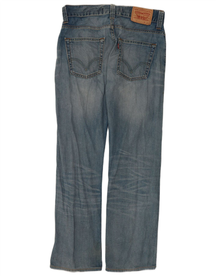 Levi's Herren 506 Straight Jeans W31 L30 Blaue Baumwolle