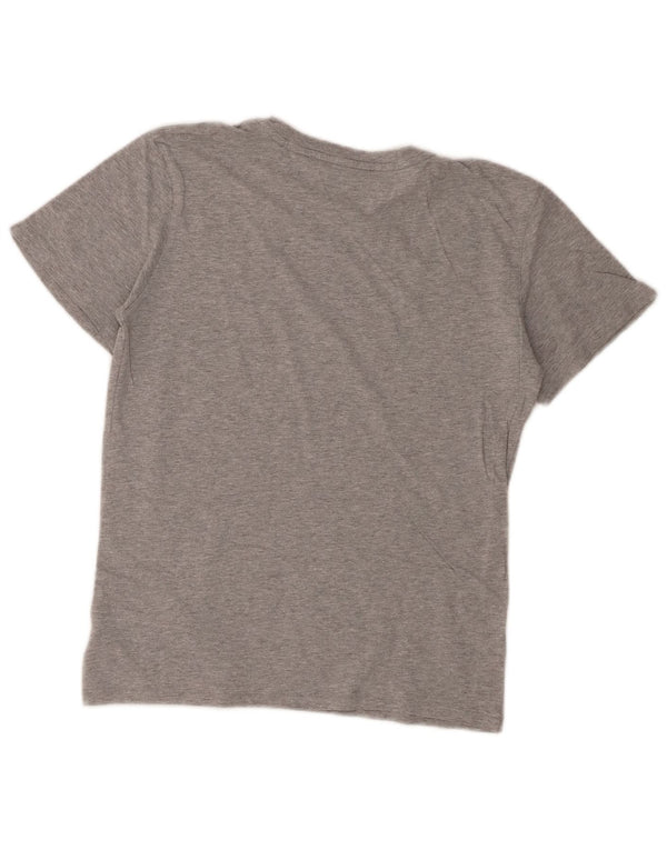 Tommy Hilfiger T-Shirt-Oberteil für Jungen, 12–13 Jahre, graue Baumwolle