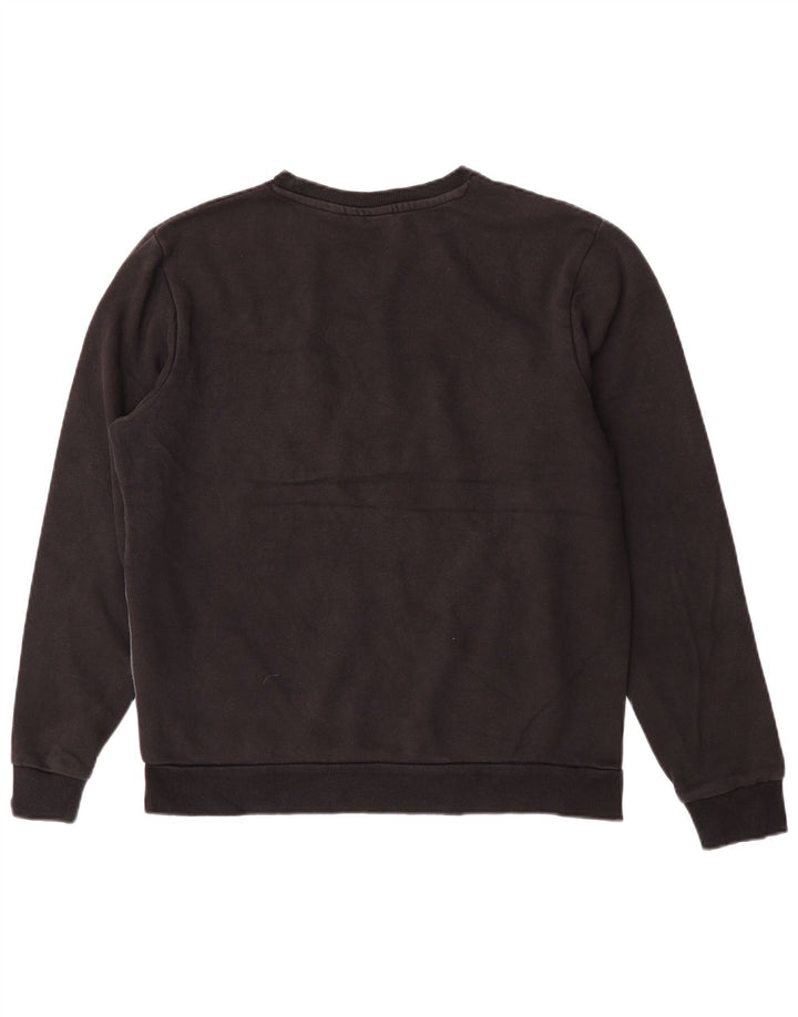 Fila Herren-Sweatshirt mit Grafik, Größe S, Schwarz, Colourblock-Baumwolle