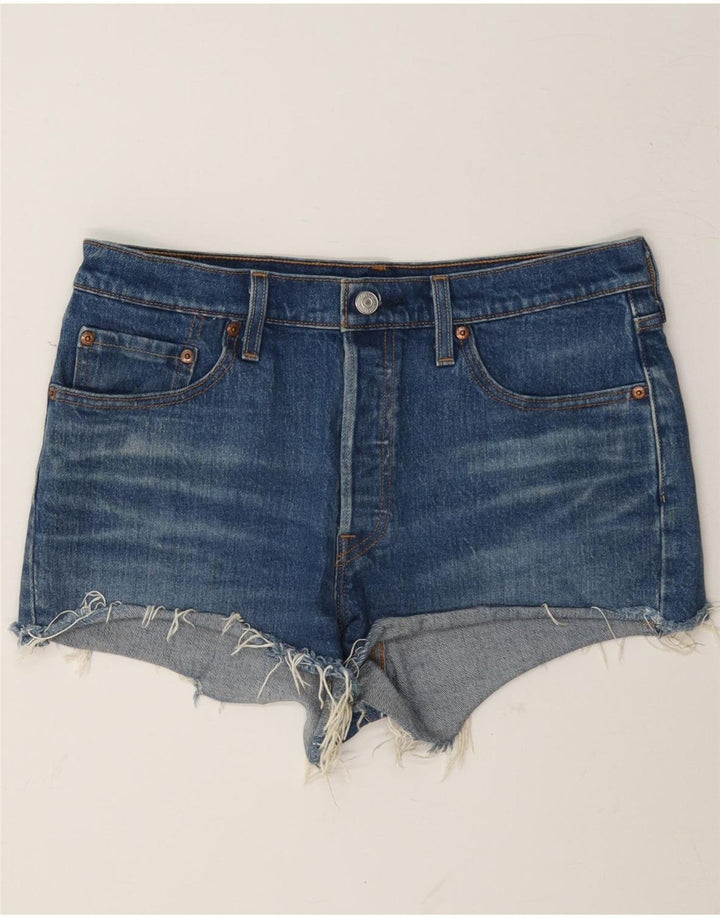 Levi's Damen 501 Denim Shorts W29 Small Blaue Baumwolle