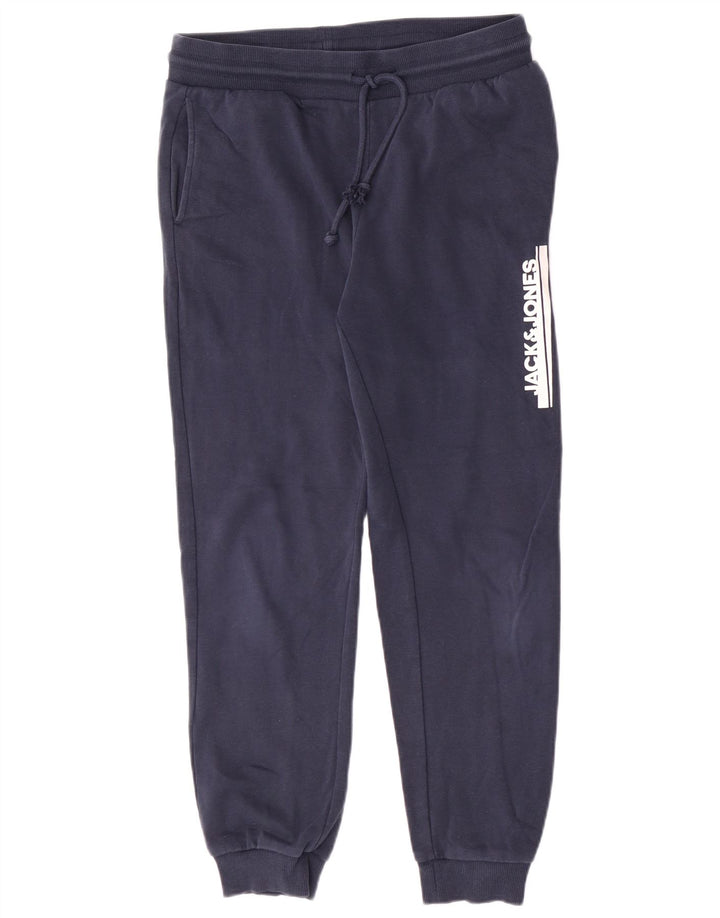 Jack & Jones Herren-Trainingshose mit grafischem Muster, mittleres Marineblau