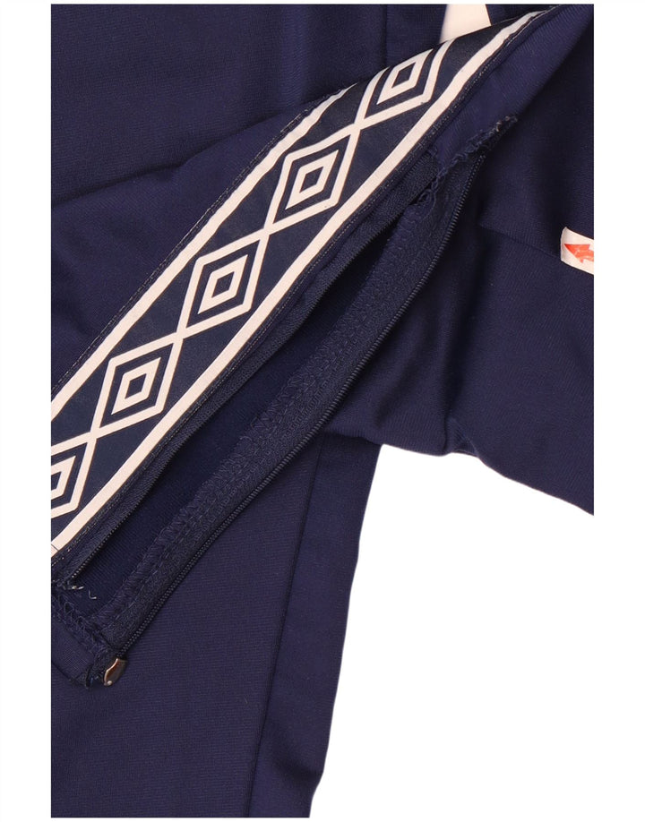 Umbro Herren-Trainingshose mit Grafik, groß, marineblaues Polyester