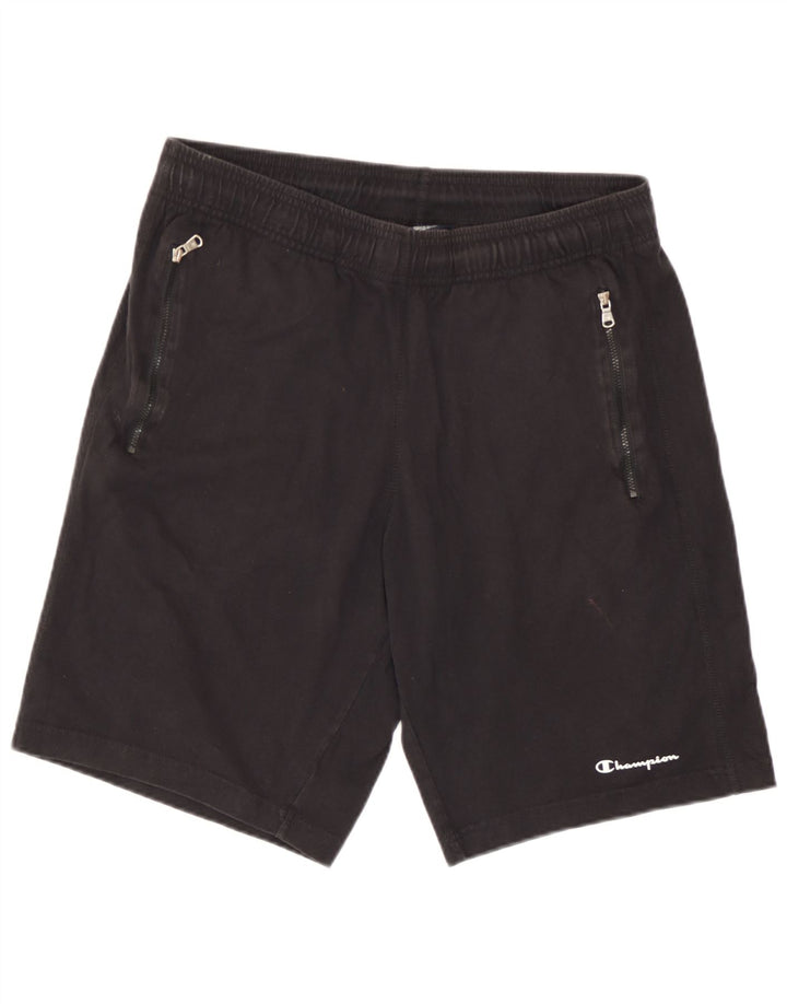 Champion Herren-Sportshorts, groß, aus schwarzer Baumwolle