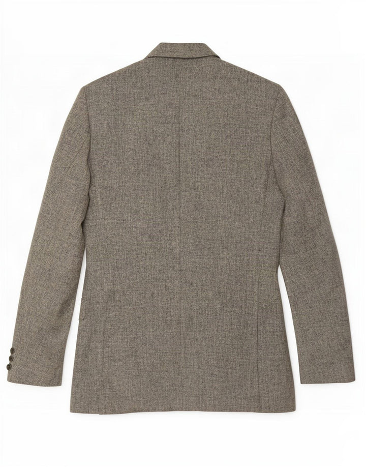 Wellington Herren-Blazerjacke mit 2 Knöpfen, UK 38, mittelgrau gesprenkelte Wolle