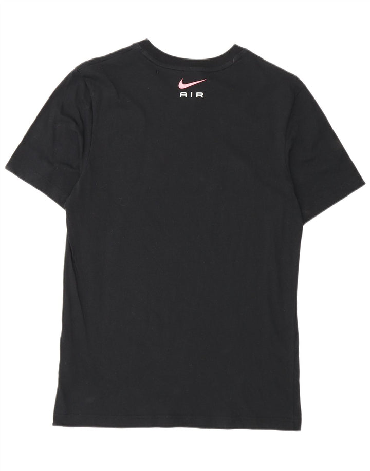 Nike Herren-T-Shirt mit Grafik, Größe S, schwarze Baumwolle