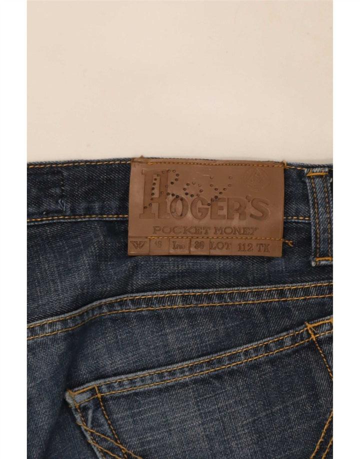 Roy Rogers Damen Straight Jeans W32 L33 Marineblau