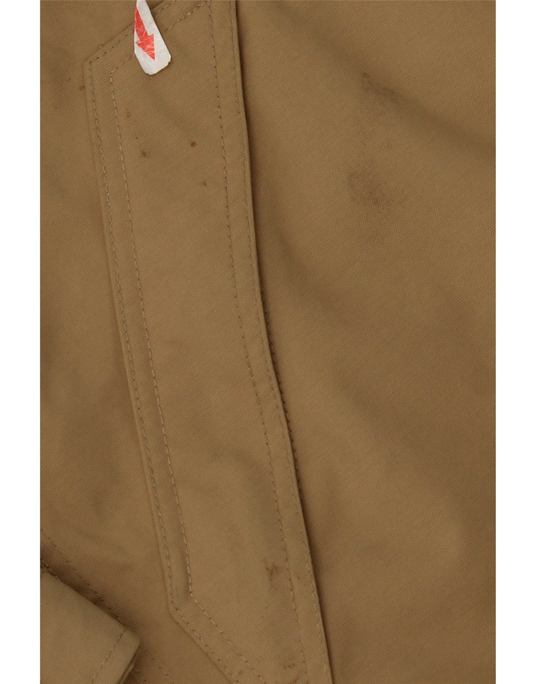 Timberland Herren-Utility-Jacke mit Kapuze, UK 38, mittelbeigefarbenes Nylon