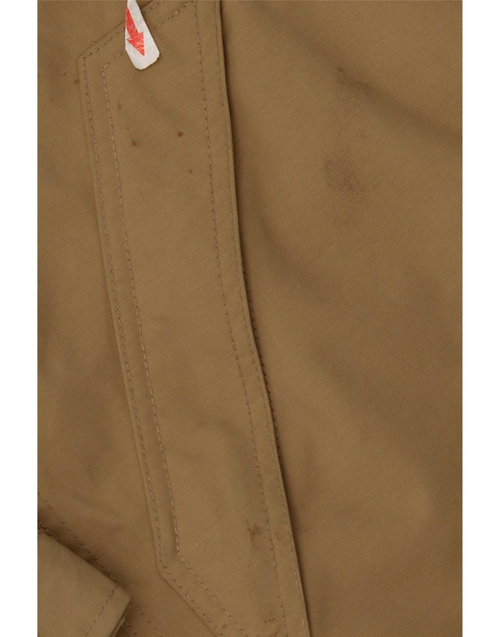 Timberland Herren-Utility-Jacke mit Kapuze, UK 38, mittelbeigefarbenes Nylon
