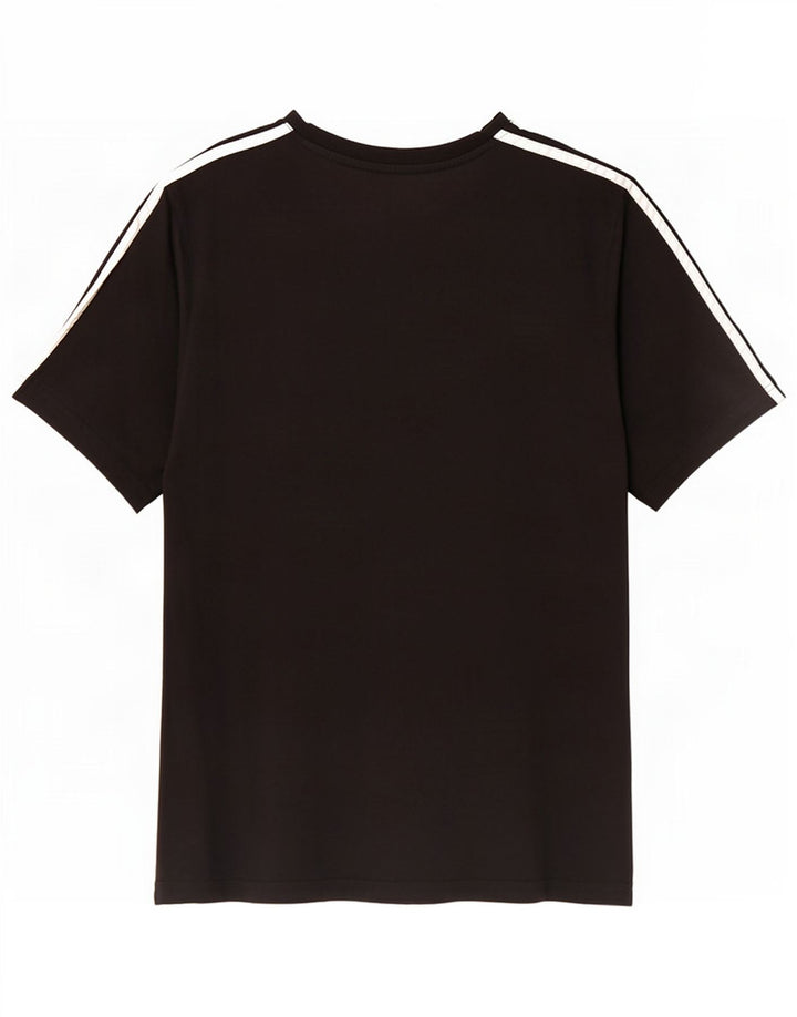 Adidas Herren T-Shirt Top Medium Schwarz Baumwolle