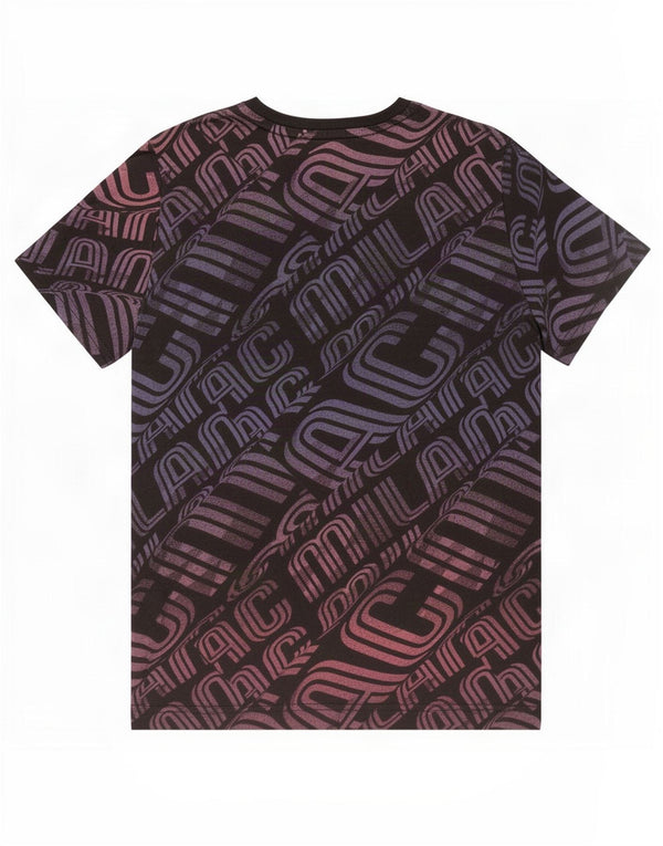 Puma Mädchen AC Milan Graphic T-Shirt Top 13–14 Jahre Large Schwarz Baumwolle