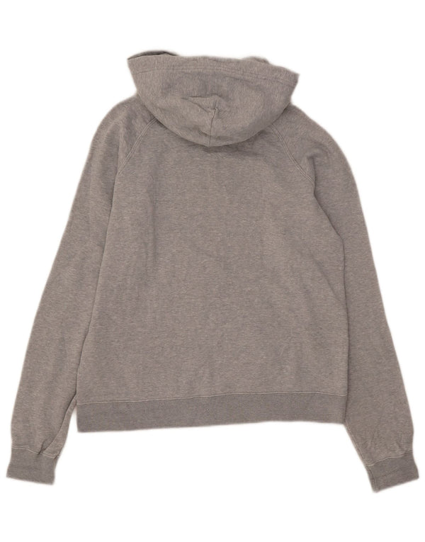 Champion Damen-Kapuzenpullover mit Reißverschluss, UK 14, Größe L, Grau, Baumwolle