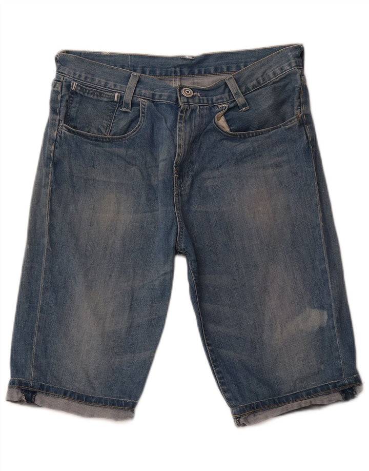 LEVI'S Herren Jeansshorts W30 mittelblaue Baumwolle