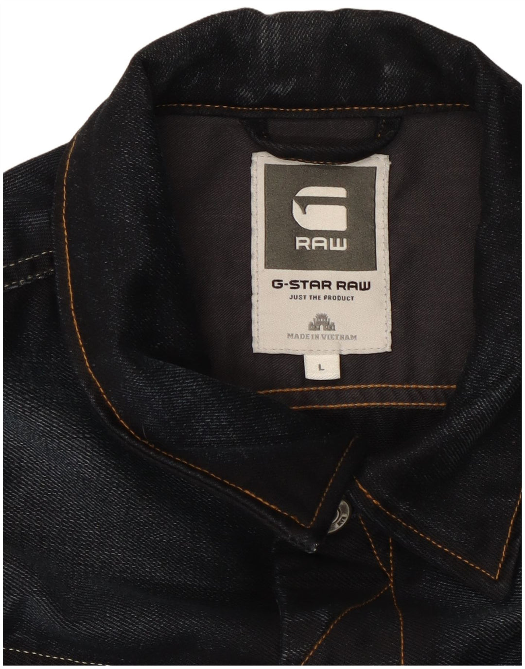 G-Star Herren Jeansjacke UK 40 Large Marineblau