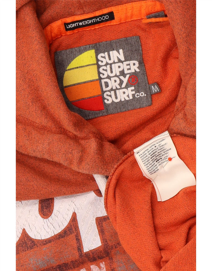 Superdry Herren Grafik-Kapuzenpullover aus Baumwolle in Mittelorange
