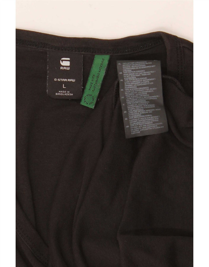 G-Star Herren T-Shirt Top Large Schwarz Baumwolle
