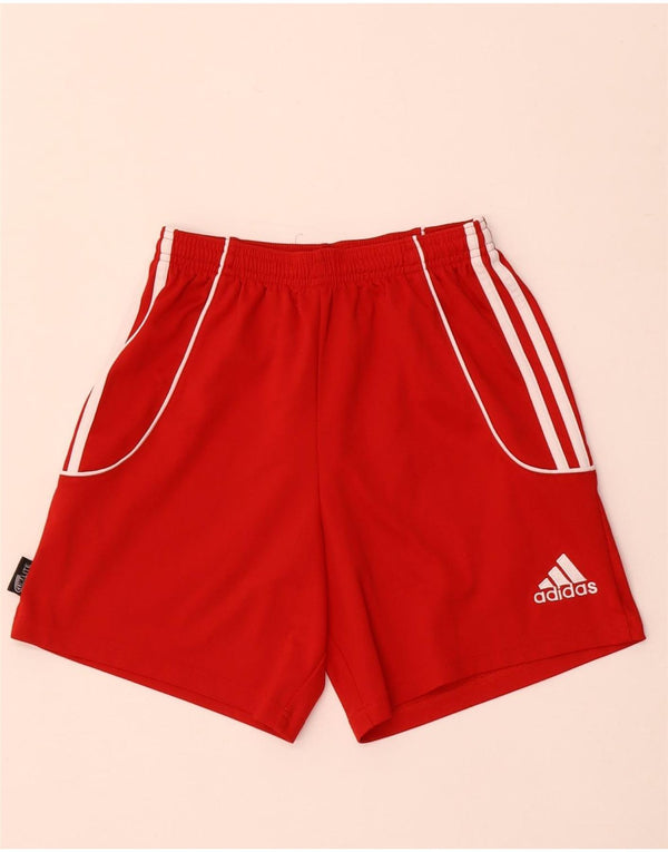 Adidas Jungen Climalite Sport Shorts 9–10 Jahre XS Rot Polyester