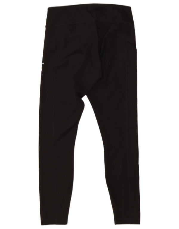 Puma Damen Crop Leggings UK 8 Small Schwarz Polyester