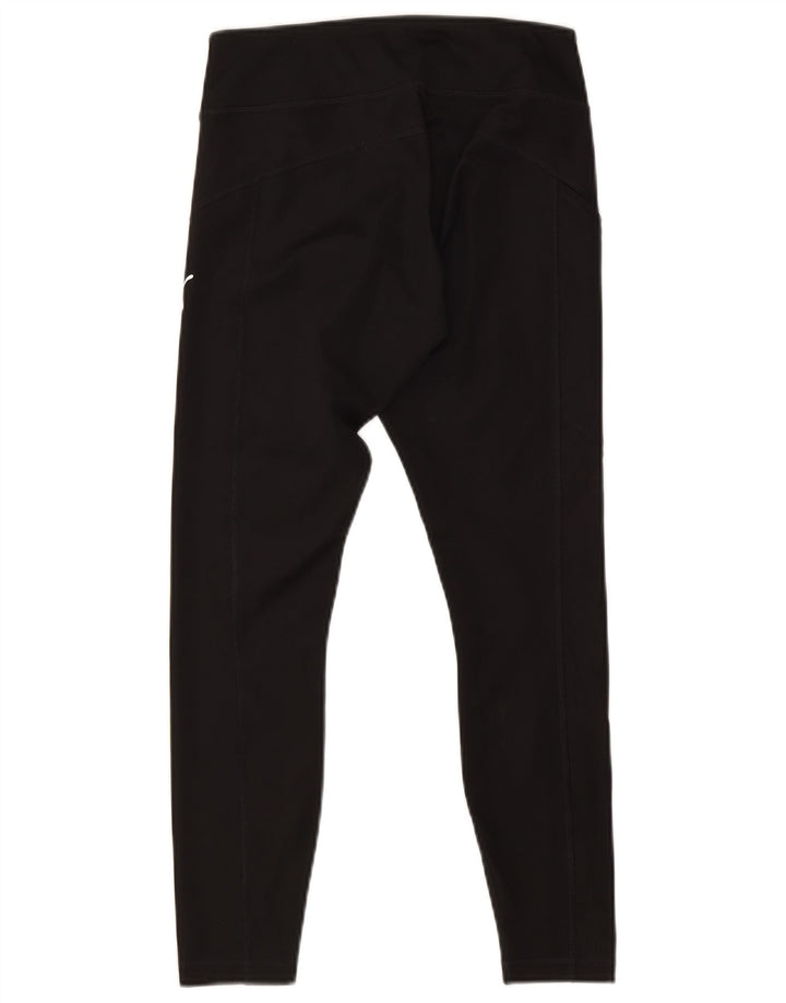 Puma Damen Crop Leggings UK 8 Small Schwarz Polyester